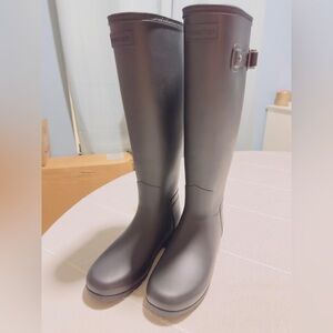 Hunter Women's Black Rain Boots